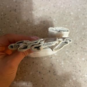 White Fingerless Harley Davidson Women's
Gloves XS